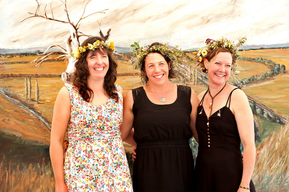 Members of Baynton Sidonia Landcare  group at the recent "CHicks in the Sticks" event at Carlsruhe recently.©Scheltema