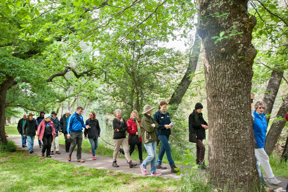 Walking along the Campaspe River at the Kyneton Botanic Gardens prior to  the UCLN AGM©Scheltema