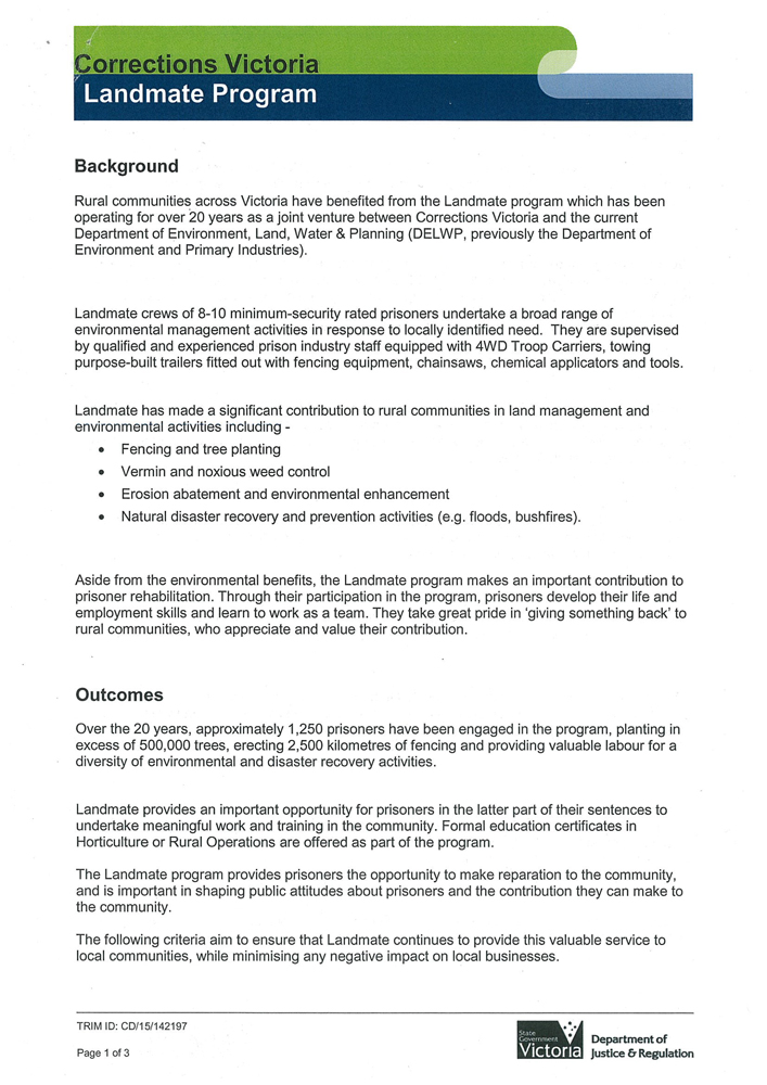 Landmate Information-1