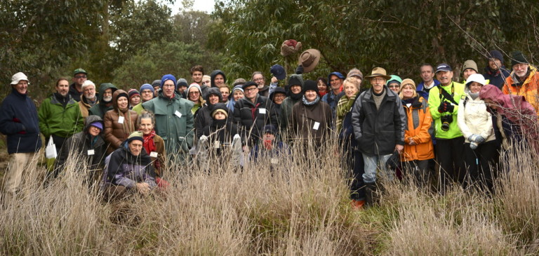 Some of the participants at the Coliban Corridor Field Day.Pic John Walter 